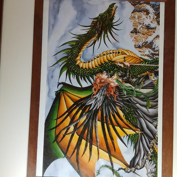 Nene Thomas Absinthe Mini Print 5" x 7" - New - Out of Print - in 8" x 10" Frame - Picture 2 of 4